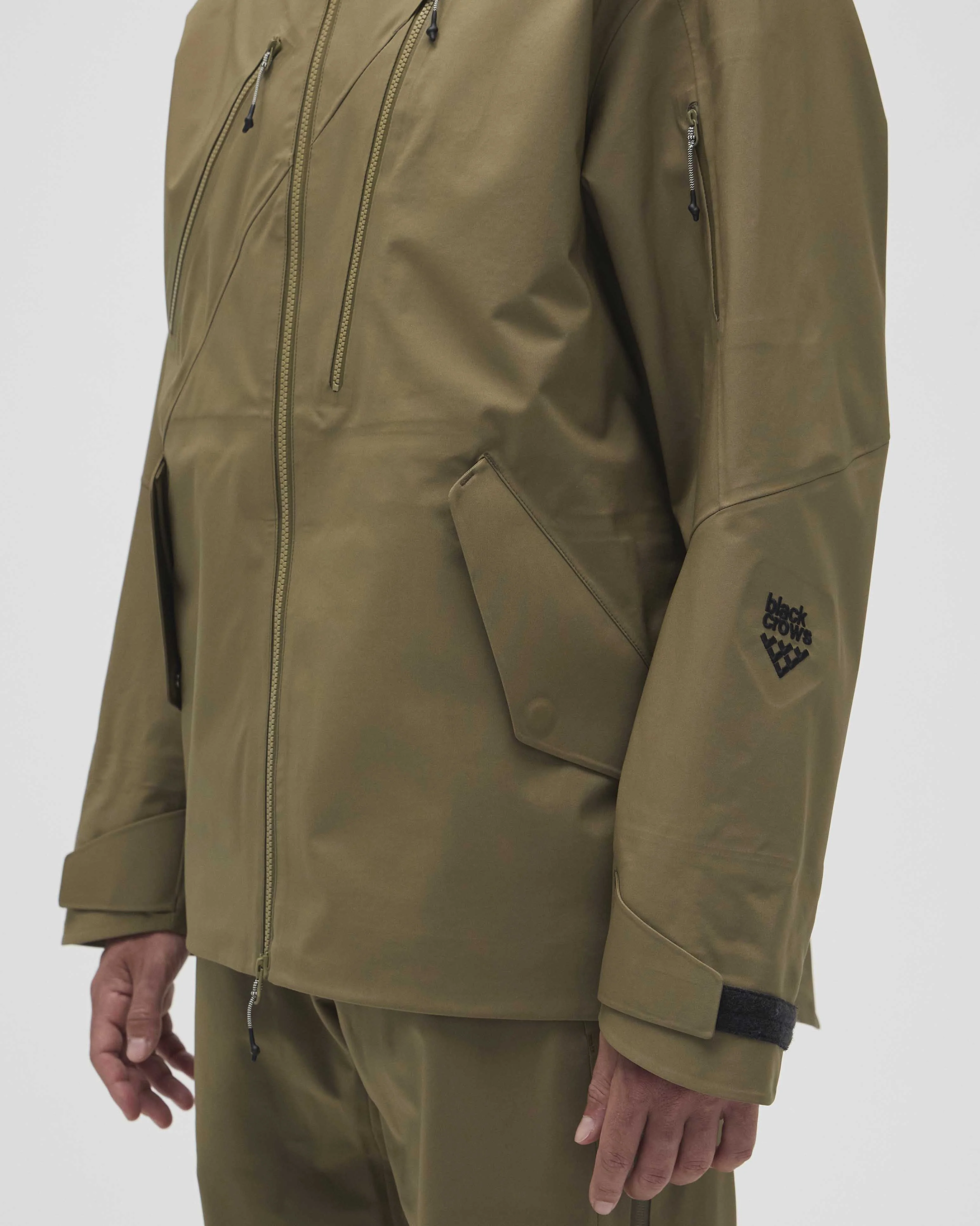 Men's Stratus 3L Fishtail Ski Jacket - Image 11