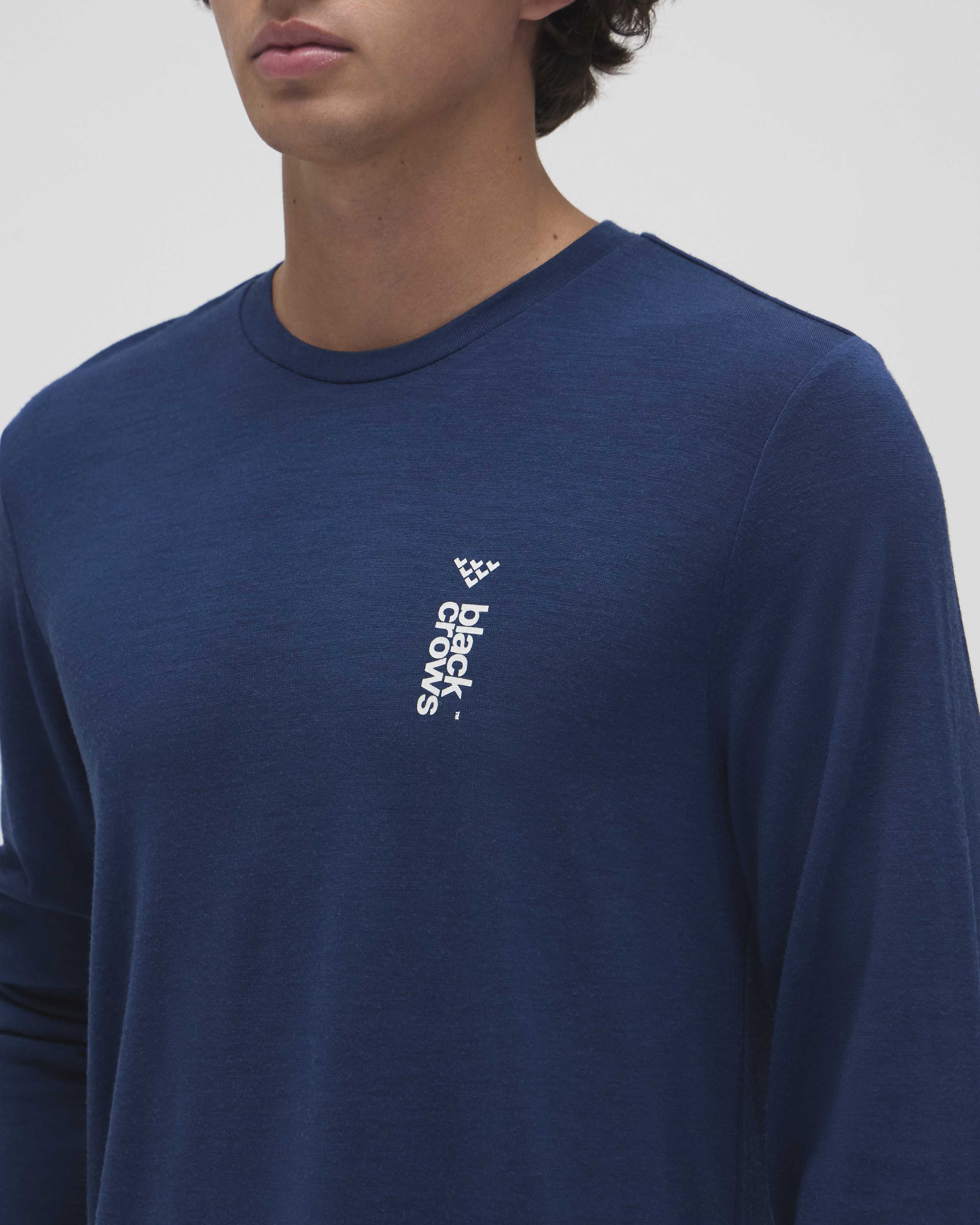 Men's Merino Wool Long Sleeve Tee - Image 25