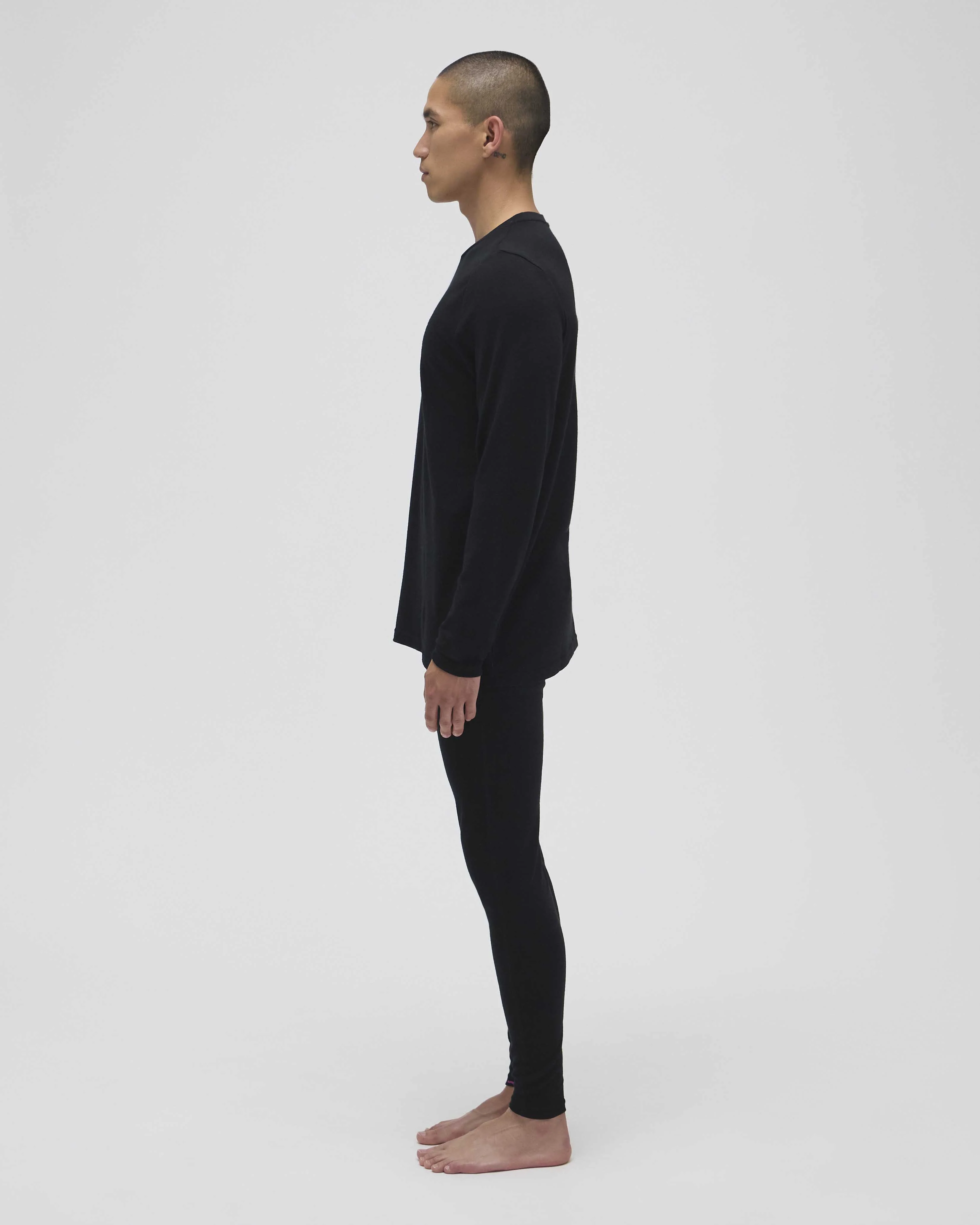 Men's Merino Wool Long Sleeve Tee - Image 3