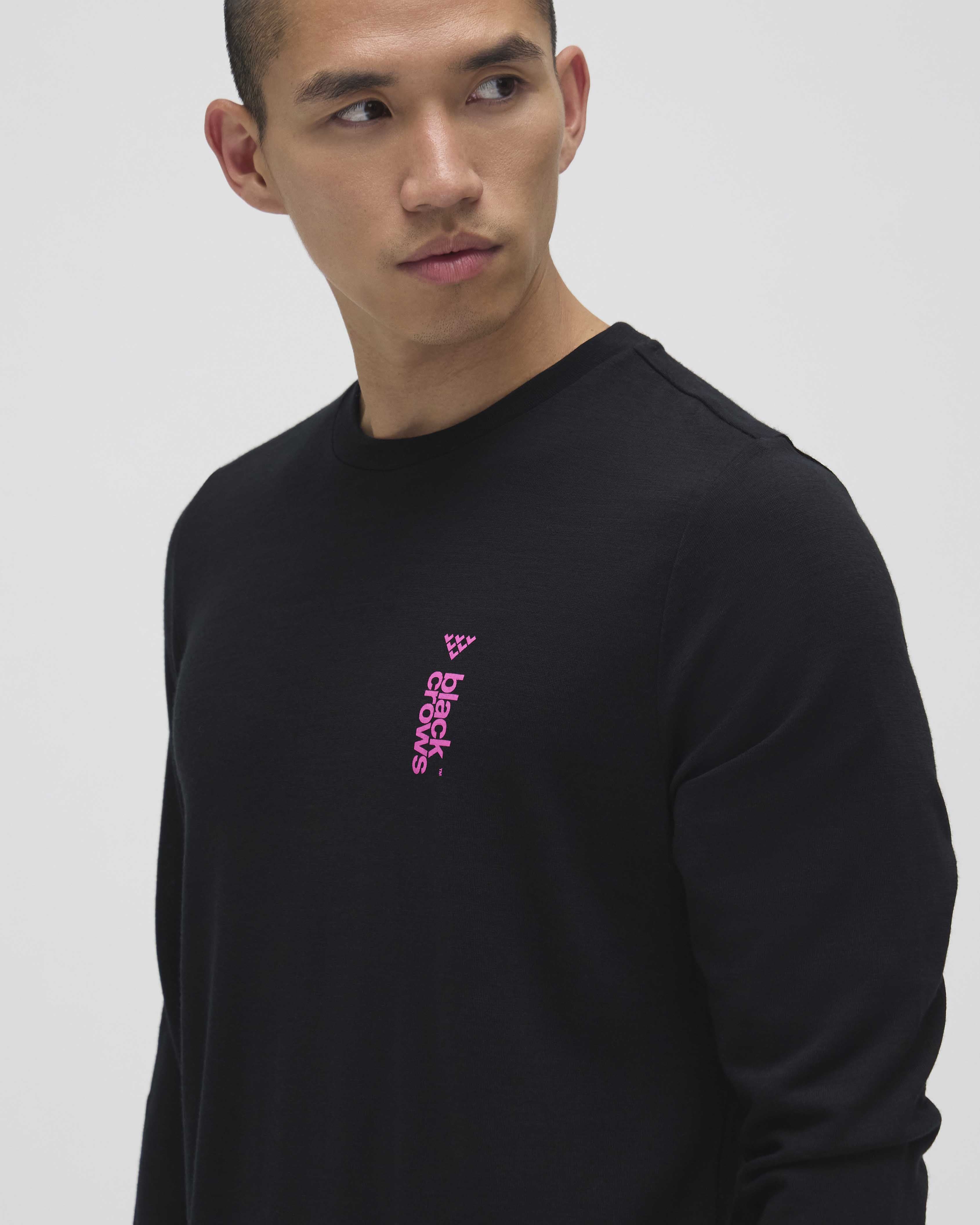 Men's Merino Wool Long Sleeve Tee - Image 6